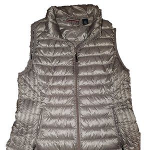 Tommy Hilfiger silver puffy vest size L